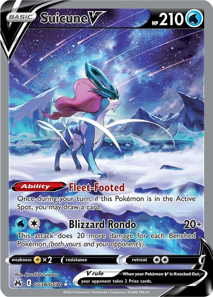 Graded: Suicune V (GG38/GG70) [Sword & Shield: Crown Zenith]