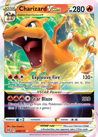 Graded: Charizard VSTAR (018/172) [Sword & Shield: Brilliant Stars]