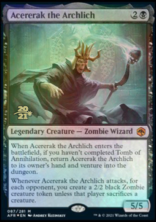 Acererak the Archlich [Dungeons & Dragons: Adventures in the Forgotten Realms Prerelease Promos]