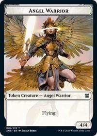 Angel Warrior // Copy Double-sided Token [Zendikar Rising Tokens]