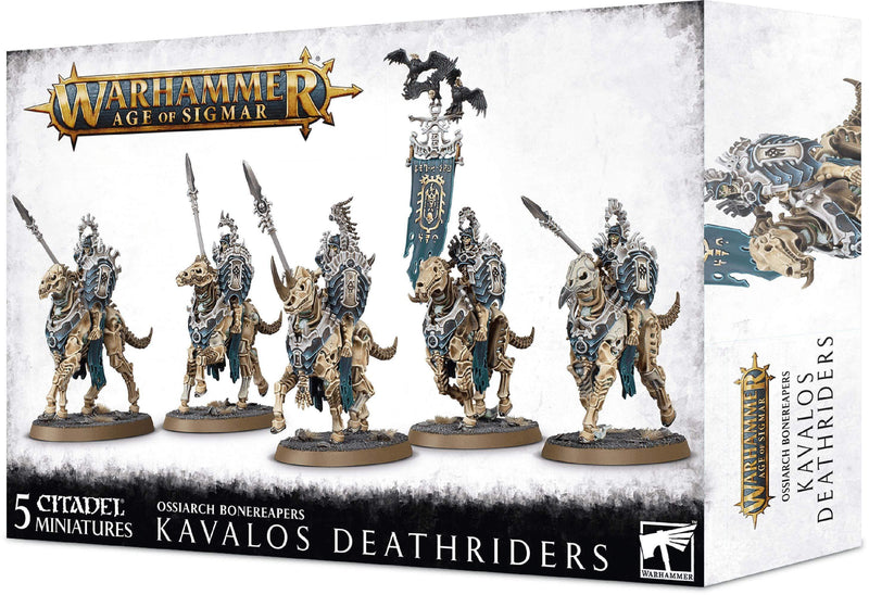 AoS Ossiarch Bonereapers: Kavalos Deathriders