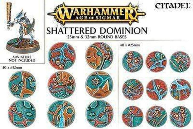 AoS Shattered Dominion 25 & 32mm Round Bases