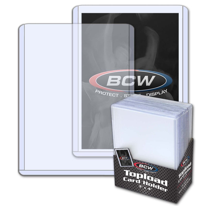 BCW 3"x4" Topload Card Holder (25 ct)