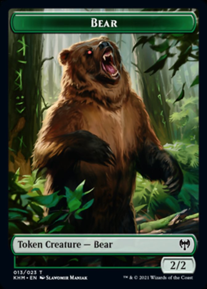 Bear [Kaldheim Tokens]