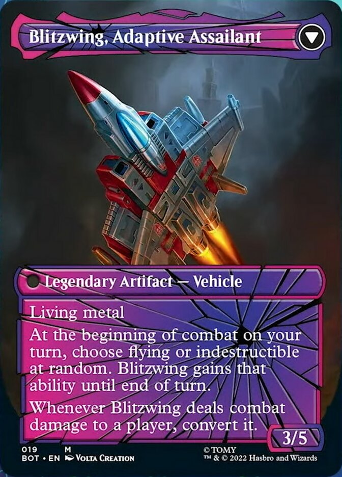 Blitzwing, Cruel Tormentor // Blitzwing, Adaptive Assailant (Shattered Glass) [Universes Beyond: Transformers]