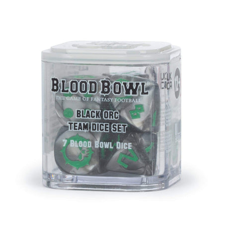 Blood Bowl Black Orc Team: Dice Set