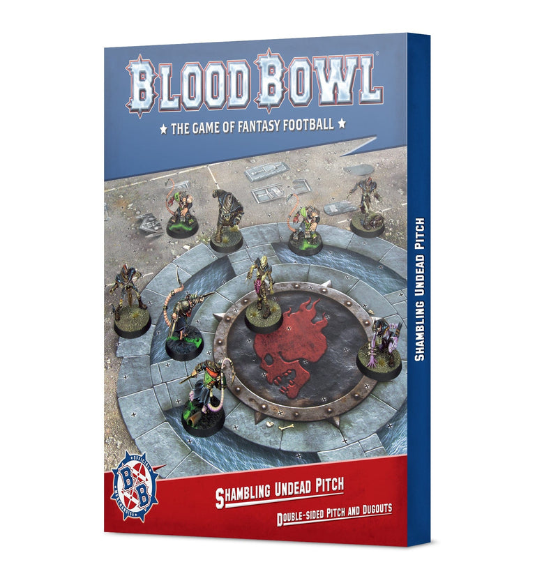 Blood Bowl Shambling Undead Team: Pitch & Dugouts: