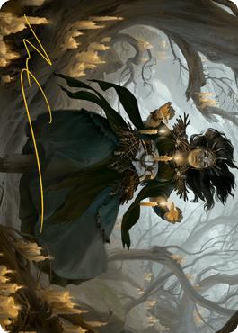 Candlegrove Witch 1 Art Card (Gold-Stamped Signature) [Innistrad: Midnight Hunt Art Series]