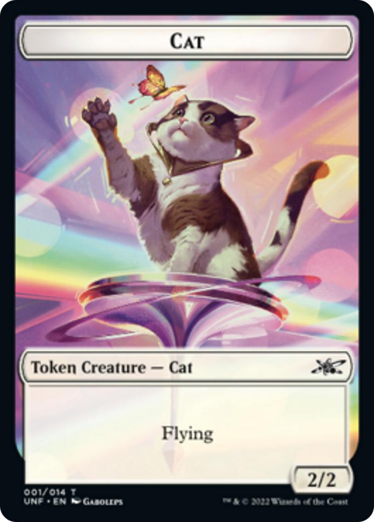 Cat // Treasure (13) Double-sided Token [Unfinity Tokens]