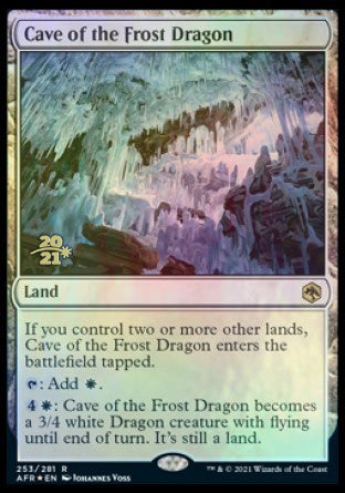 Cave of the Frost Dragon [Dungeons & Dragons: Adventures in the Forgotten Realms Prerelease Promos]