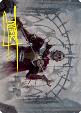 Cemetery Gatekeeper Art Card (Gold-Stamped Signature) [Innistrad: Crimson Vow Art Series]
