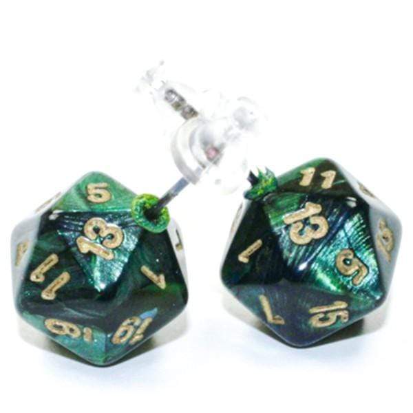 Chessex D20 Earrings