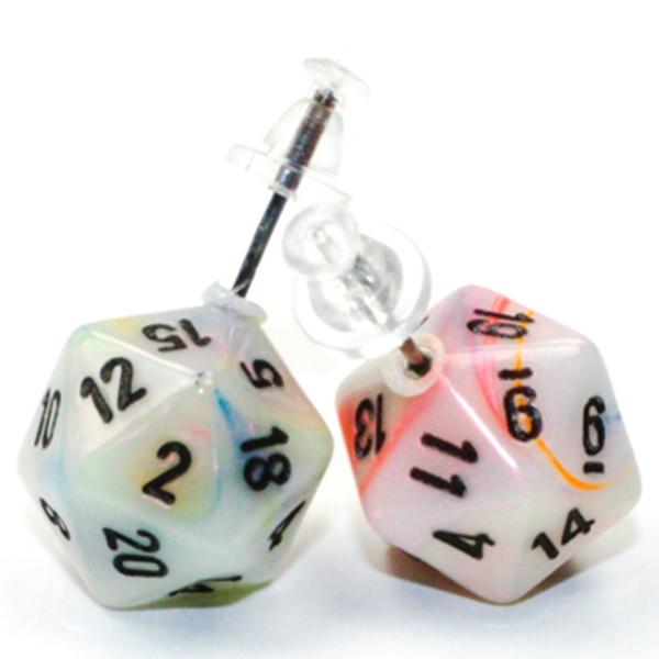 Chessex D20 Earrings