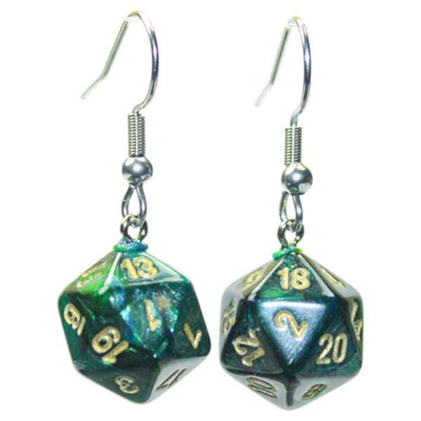 Chessex D20 Earrings