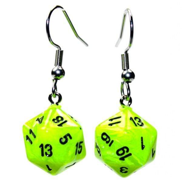 Chessex D20 Earrings