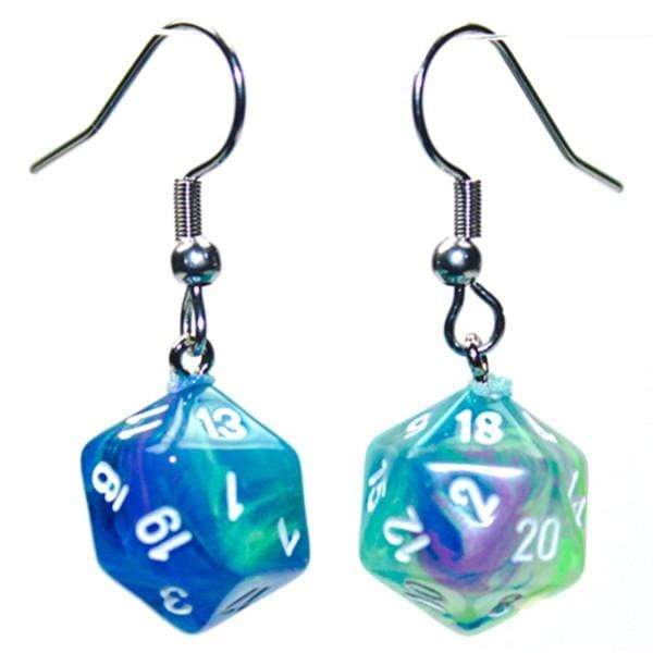 Chessex D20 Earrings