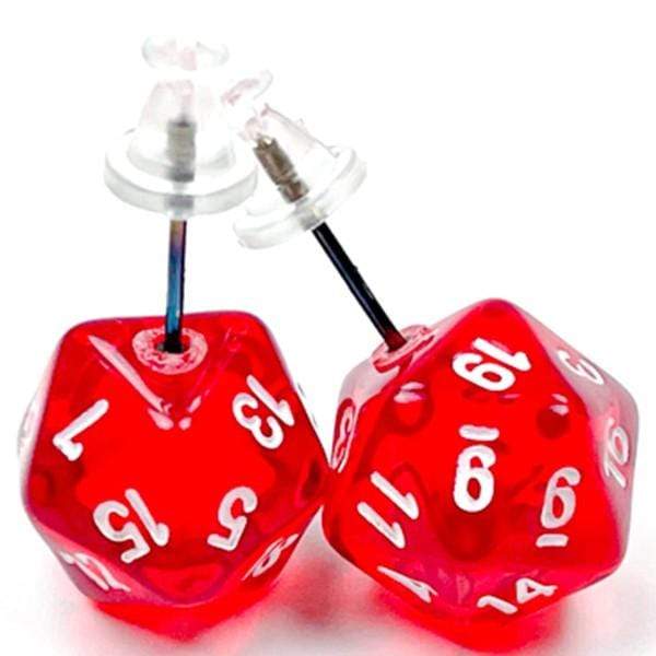 Chessex D20 Earrings