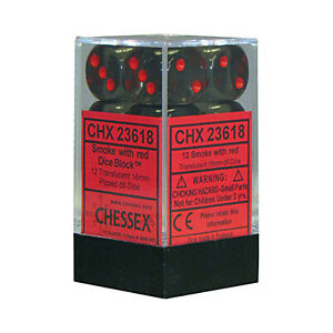 Chessex D6 16mm: Translucent (12)