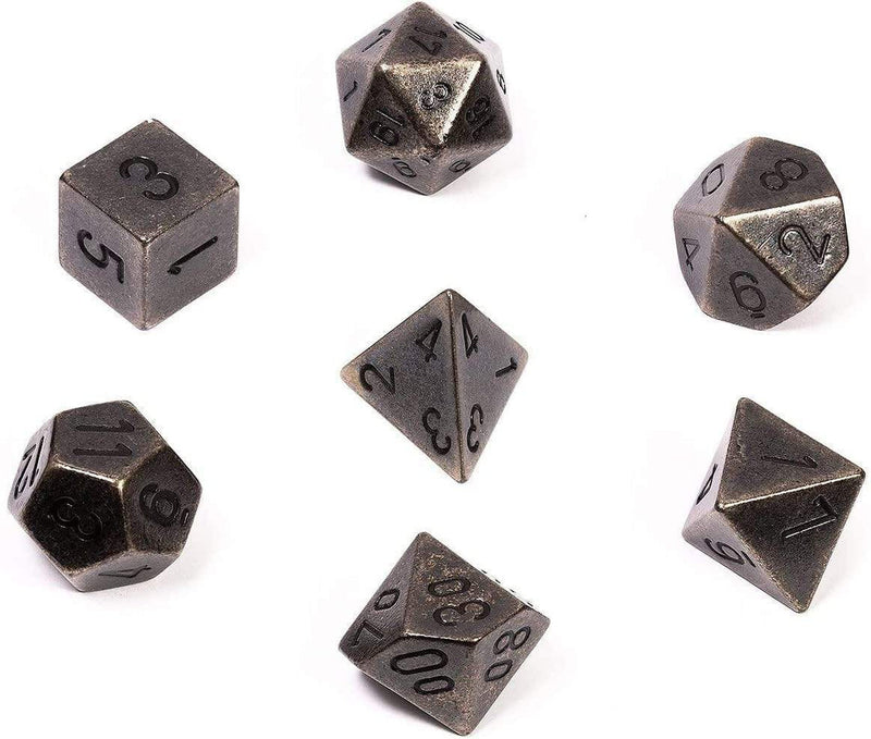 Chessex Polyhedral: Solid Metal (7)