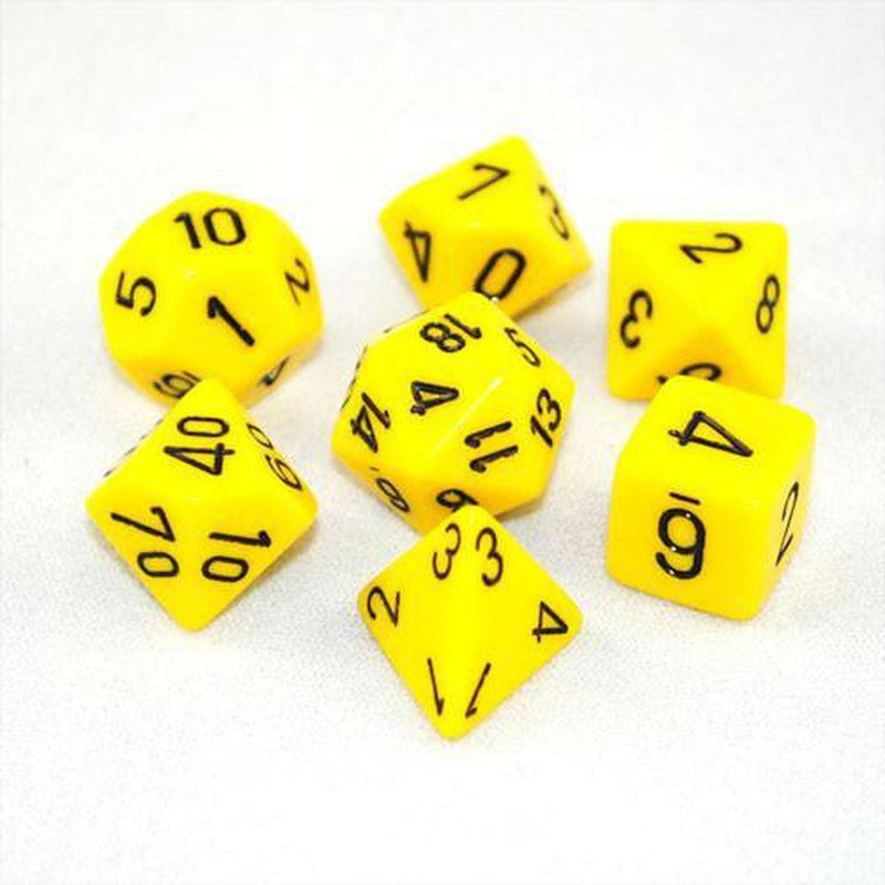 Chessex Polyhedrals: Opaque (7)