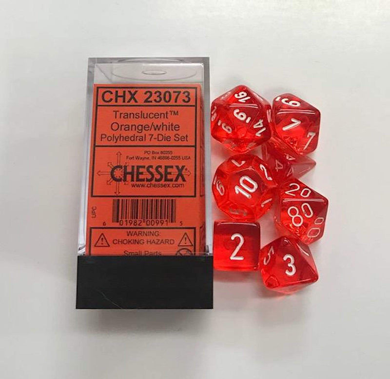 Chessex Polyhedrals: Translucent