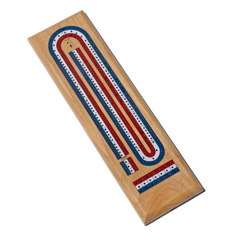 Classic Cribbage Set – Solid Wood TriColor
