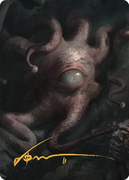 Consuming Aberration Art Card (Gold-Stamped Signature) [Commander Legends: Battle for Baldur's Gate Art Series]