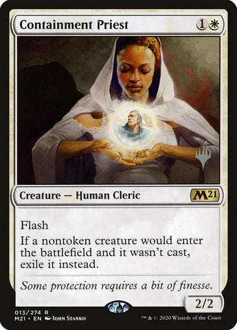 Containment Priest (Promo Pack) [Core Set 2021 Promos]