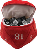 D20 Plush Dice Bag