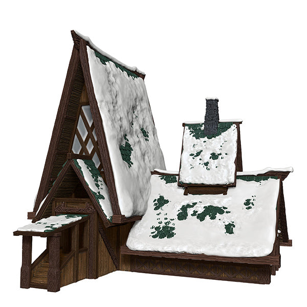 D&D Icons of the Realms Miniatures: Icewind Dale: Rime of the Frostmaiden - The Lodge Papercraft Set.