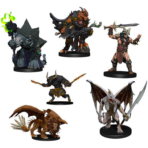 D&D® Icons of the Realms Figure Pack: Descent into Avernus: Arkhan the Cruel and The Dark Order.