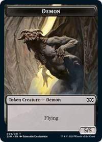 Demon // Germ Double-sided Token [Double Masters Tokens]