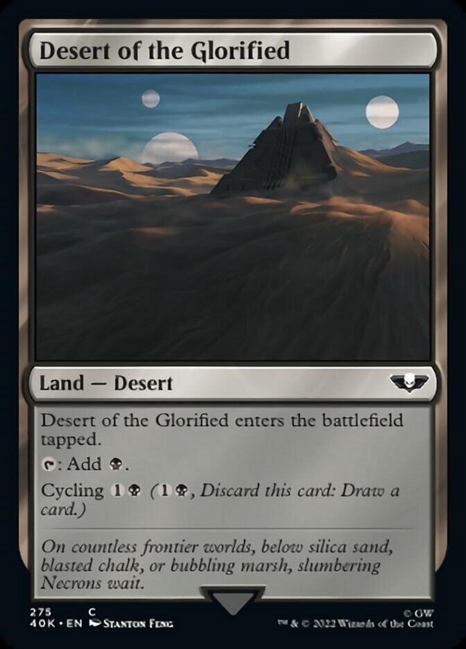 Desert of the Glorified (Surge Foil) [Universes Beyond: Warhammer 40,000]