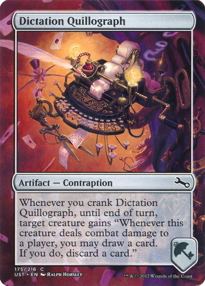 Dictation Quillograph [Unstable]