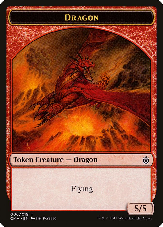 Dragon [Commander Anthology Tokens]