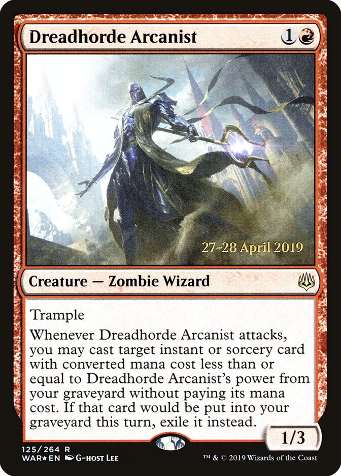 Dreadhorde Arcanist [War of the Spark Prerelease Promos]