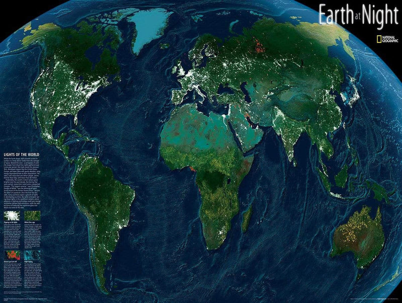Earth at Night Puzzle