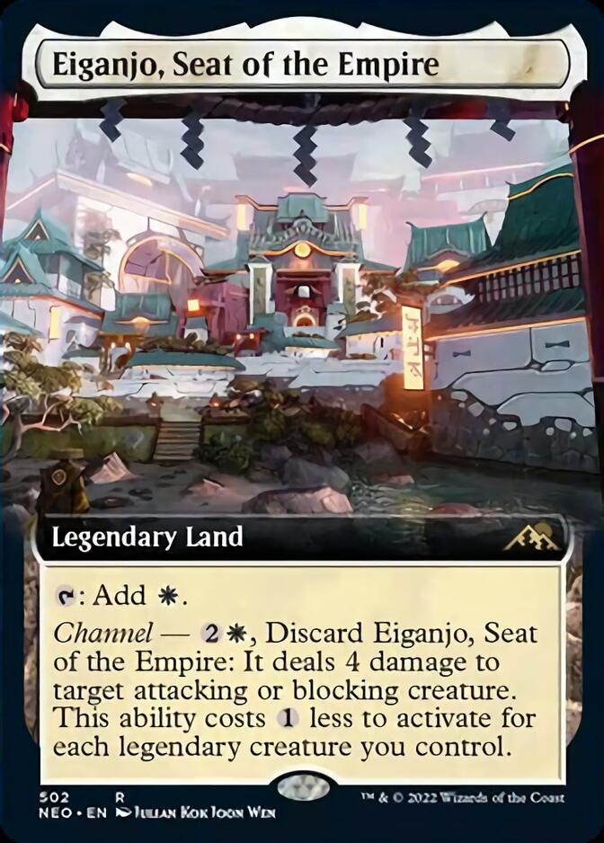 Eiganjo, Seat of the Empire (Extended) [Kamigawa: Neon Dynasty]
