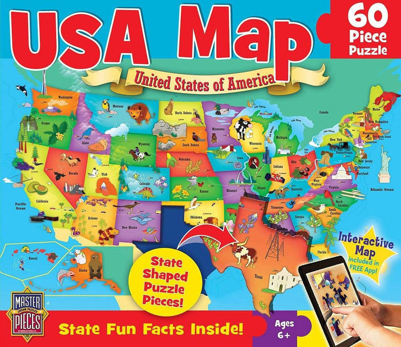 Explorer Kids Puzzles USA Map