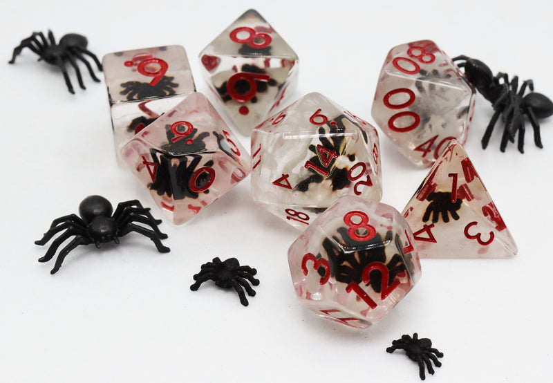 Black Widow RPG Dice Set