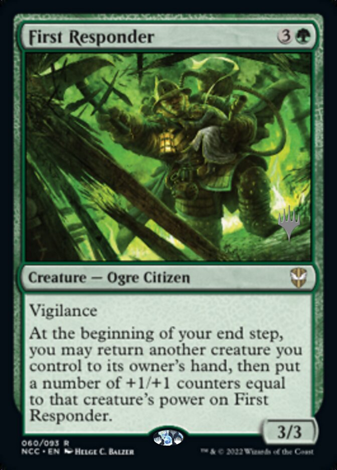 First Responder (Promo Pack) [Streets of New Capenna Commander Promos]