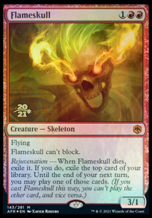 Flameskull [Dungeons & Dragons: Adventures in the Forgotten Realms Prerelease Promos]