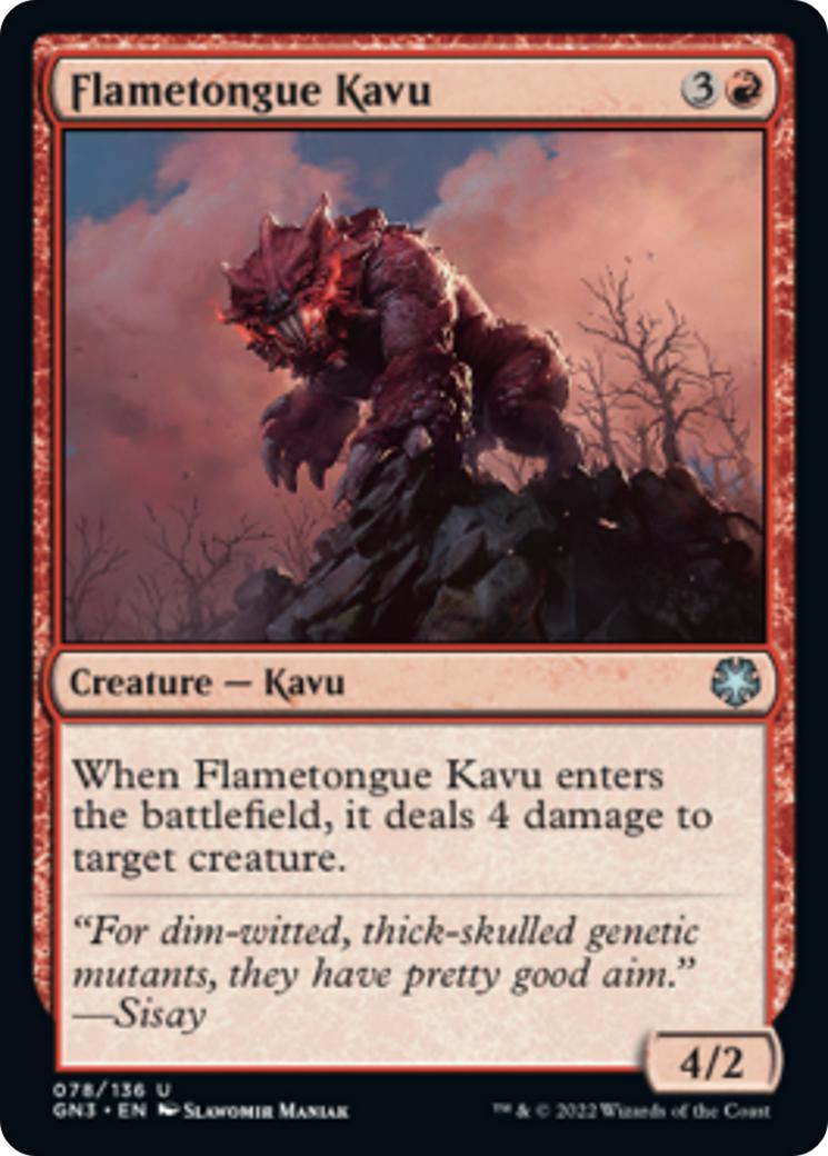 Flametongue Kavu [Game Night: Free-for-All]