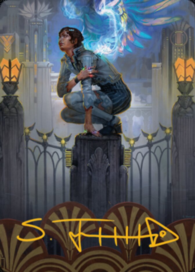 Giada, Font of Hope 2 Art Card (Gold-Stamped Signature) [Streets of New Capenna Art Series]