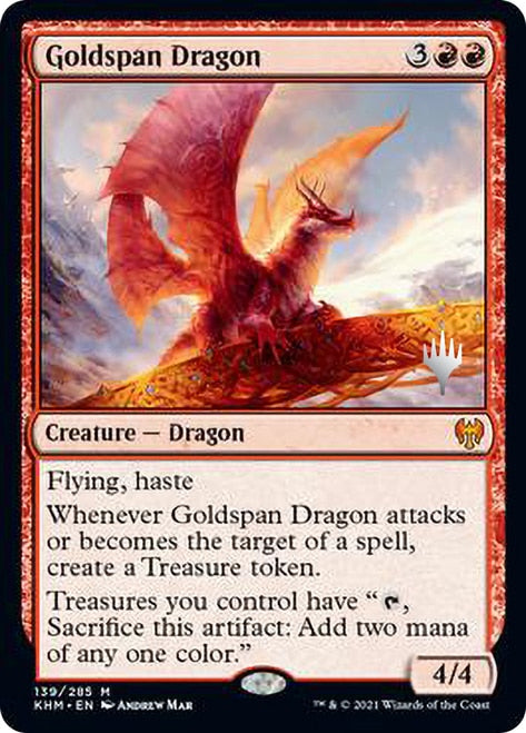 Goldspan Dragon [Kaldheim Promos]