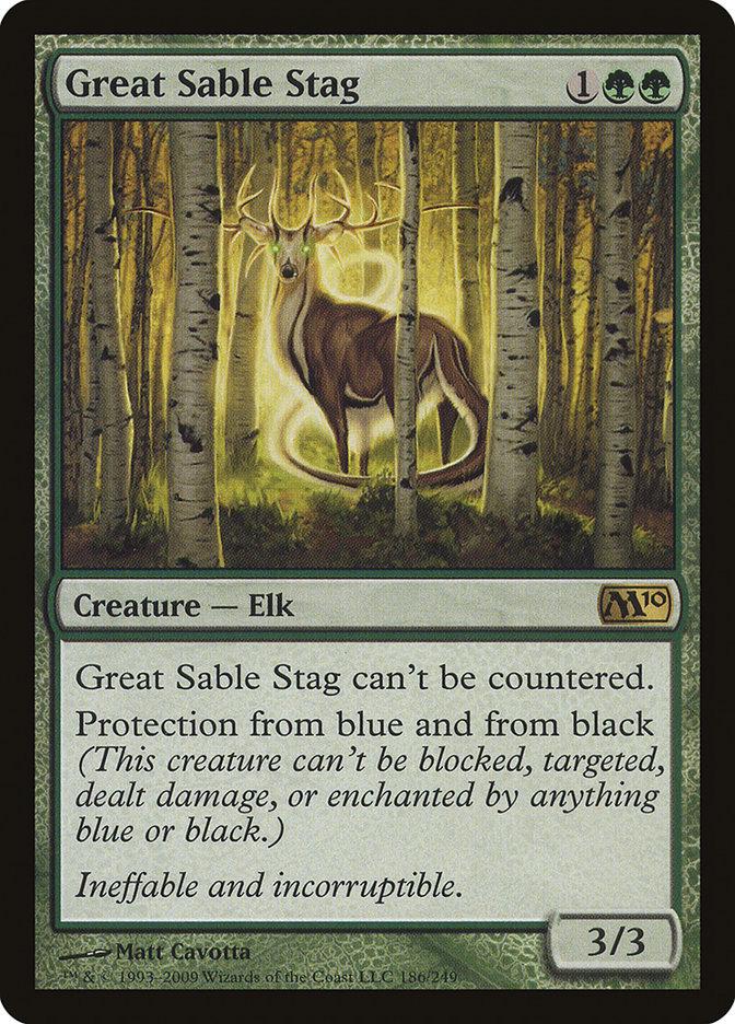 Great Sable Stag [Magic 2010]