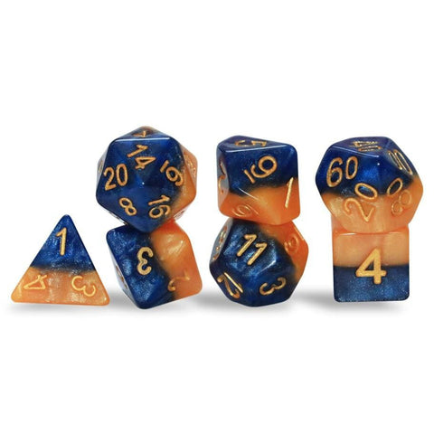 Halfsies Dice: King's Dice 7 Dice Set