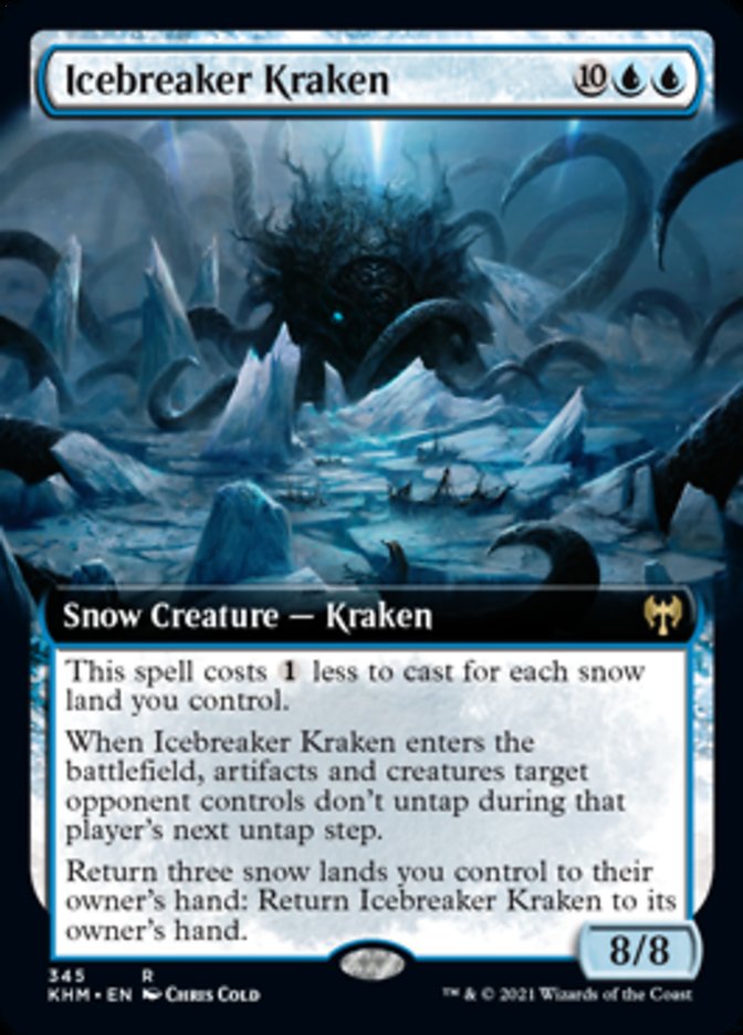 Icebreaker Kraken (Extended Art) [Kaldheim]