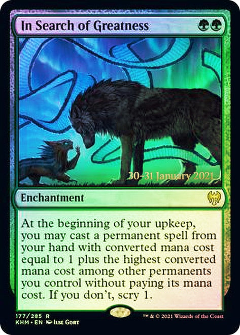 In Search of Greatness [Kaldheim Prerelease Promos]