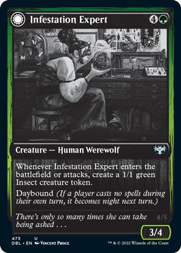 Infestation Expert // Infested Werewolf [Innistrad: Double Feature]